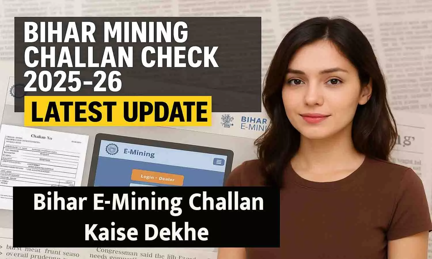 Bihar Mining Challan Check 2025-26