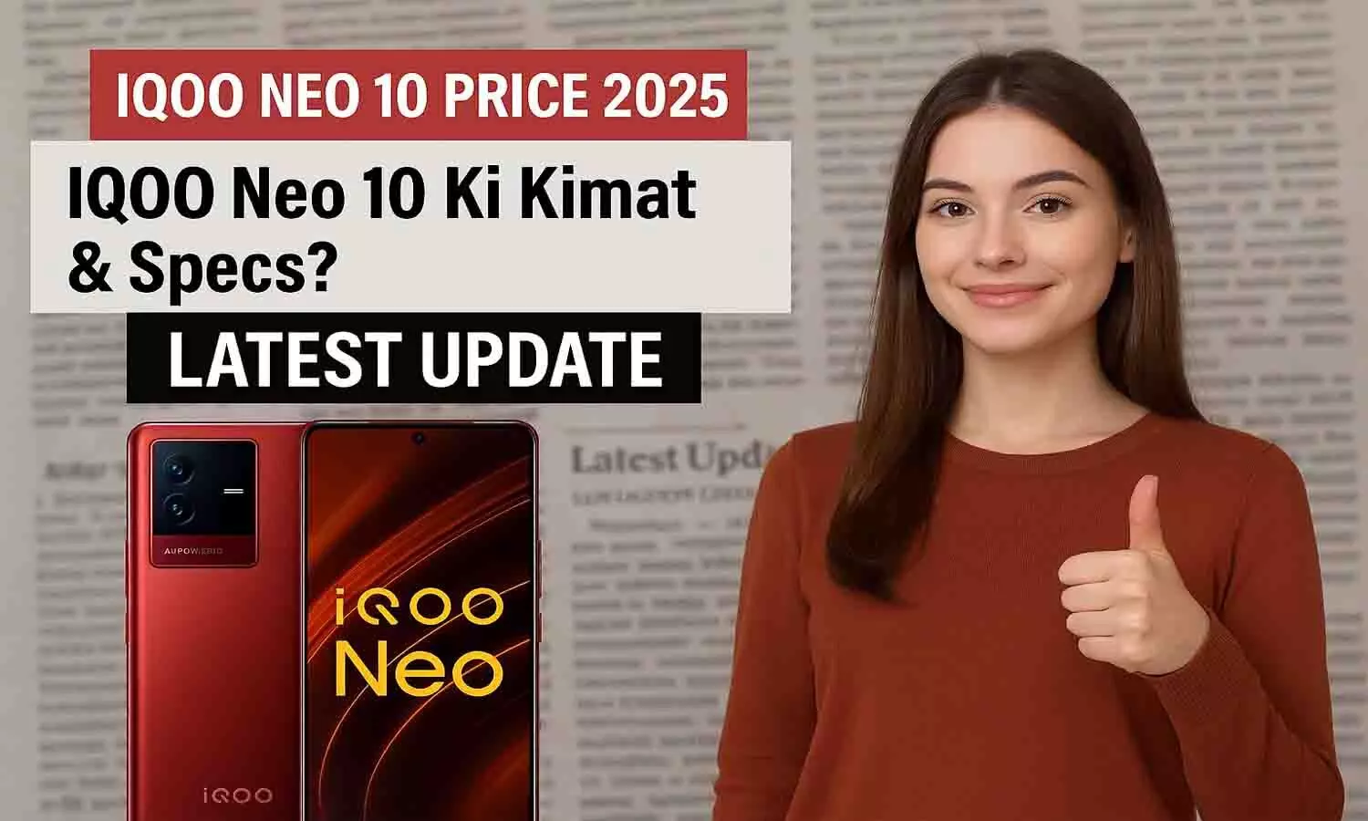 IQOO Neo 10 Price 2025 | IQOO Neo 10 Ki Kimat & Specs? Inferno Red Latest Update