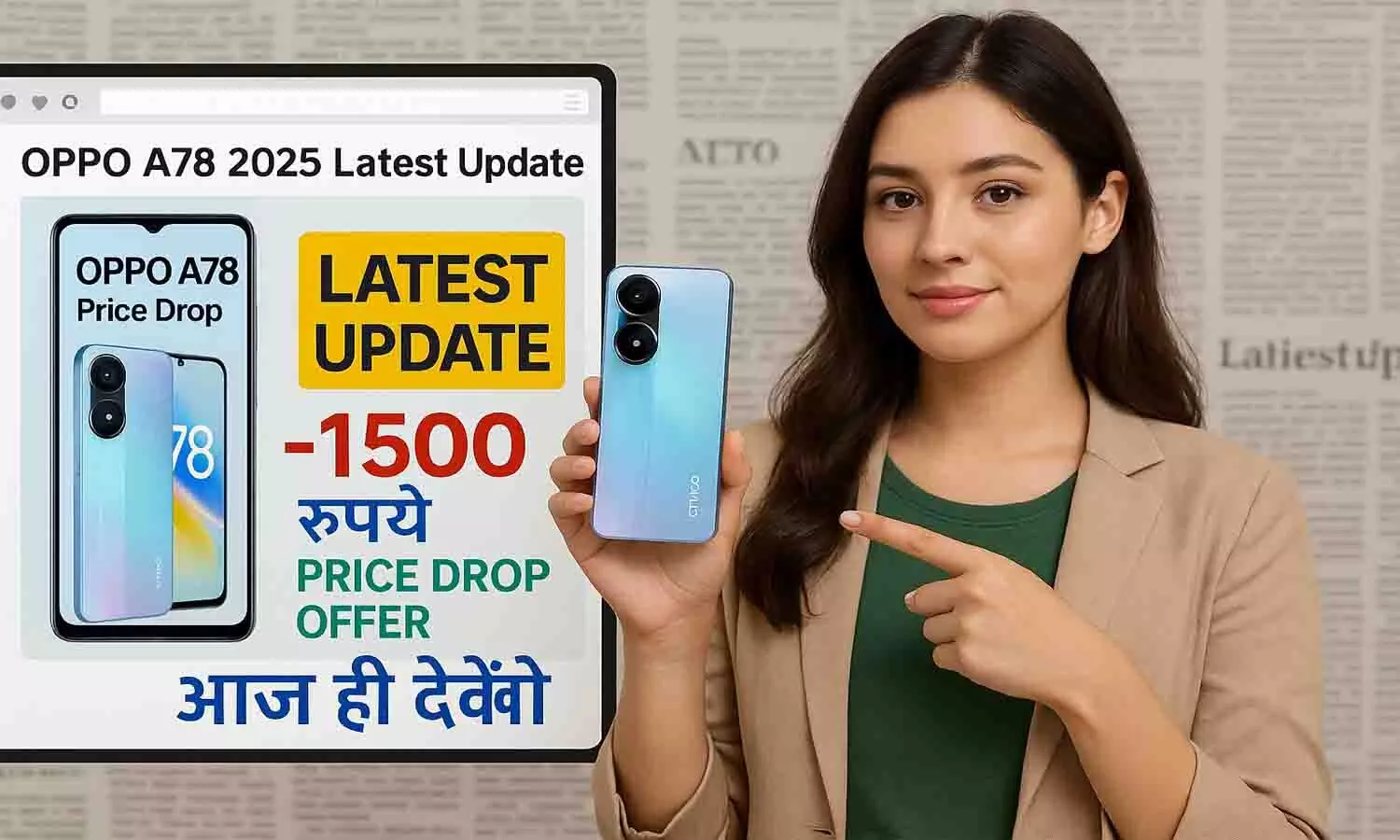 OPPO A78 2025 Latest Update | OPPO A78 Price Drop Offer आज ही देखें