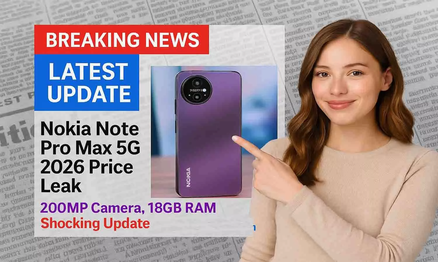 Nokia Note Pro Max 5G 2026 Price Leak Nokia Note Pro Max 5G 2026 Price Leak