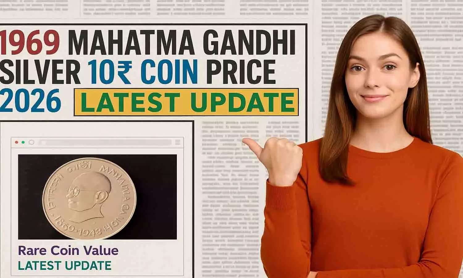 1969 Mahatma Gandhi Silver 10₹ Coin Price 2026 1969 Mahatma Gandhi Silver 10₹ Coin Price 2026