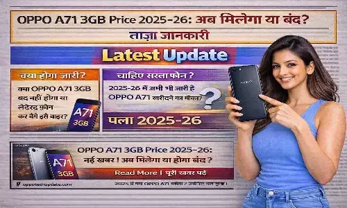 OPPO A71 3GB Price 2025–26