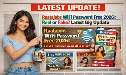 Raatajobs WiFi Password Free 2026 सच है या झांसा? यहां जानिए पूरा सच, खतरे, धोखा कैसे होता है, और अपना WiFi/मोबाइल सुरक्षित रखने के सही तरीके Raatajobs WiFi Password Free 2026 सच है या झांसा? यहां जानिए पूरा सच, खतरे, धोखा कैसे होता है, और अपना WiFi/मोबाइल सुरक्षित रखने के सही तरीके