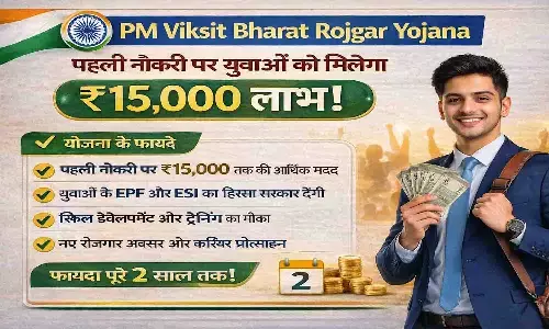 PM Viksit Bharat Rojgar Yojana: पहली बार नौकरी पाने वालों को सरकार देगी ₹15,000 तक प्रोत्साहन राशि — EPFO रजिस्ट्रेशन और पूरी प्रक्रिया