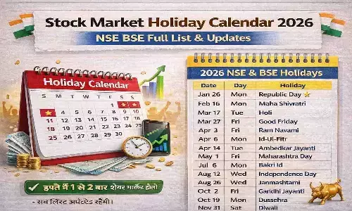 Stock Market Holiday Calendar 2026