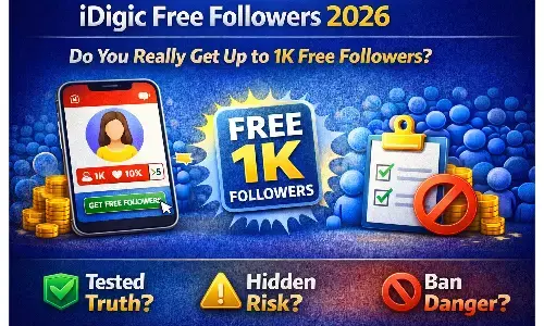 iDigic Free Followers 2026 — क्या इससे सच में 1K तक फ्री followers मिलते हैं? जानिए सच, जोखिम, ban का खतरा