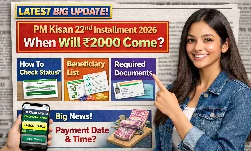 PM Kisan 22nd Installment 2026 — कब आएंगे ₹2000? Latest Big Update