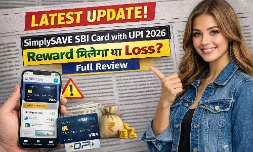 SimplySAVE SBI Card with UPI 2026