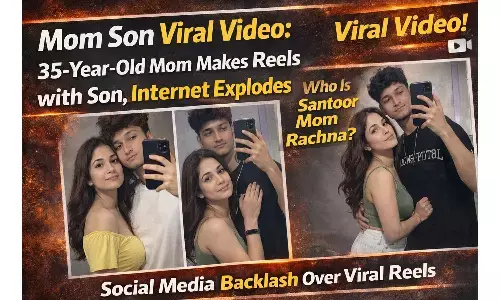 Mom Son Viral Video: 35 साल की मां ने बेटे संग बनाए ऐसे रील्स, मचा बवाल, सोशल मीडिया में फिर हुईं बदनाम, कौन हैं Santoor Mom Rachna?
