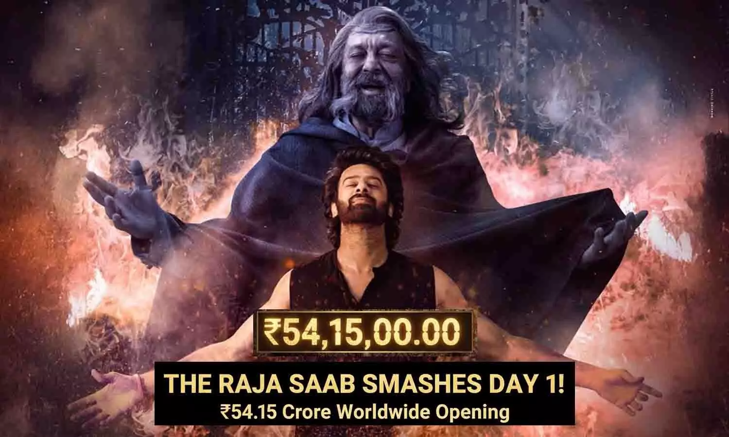 The Raja Saab Box Office Day 1: प्रभास का धमाकेदार आगाज़, पहले ही दिन ₹54.15 करोड़ की ओपनिंग से हिला बॉक्स ऑफिस The Raja Saab Box Office Day 1: प्रभास का धमाकेदार आगाज़, पहले ही दिन ₹54.15 करोड़ की ओपनिंग से हिला बॉक्स ऑफिस