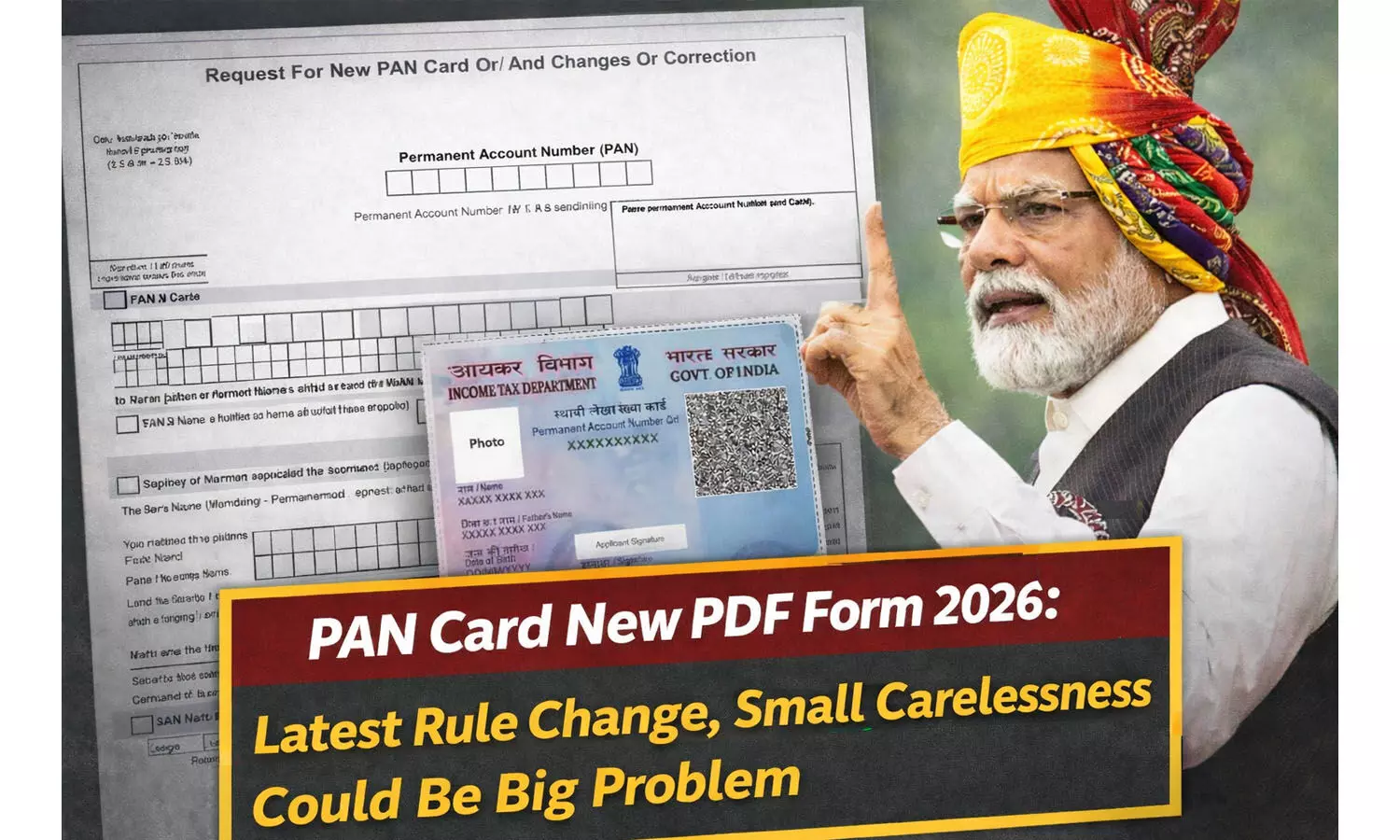 PAN Card New PDF Form 2026 PAN Card New PDF Form 2026
