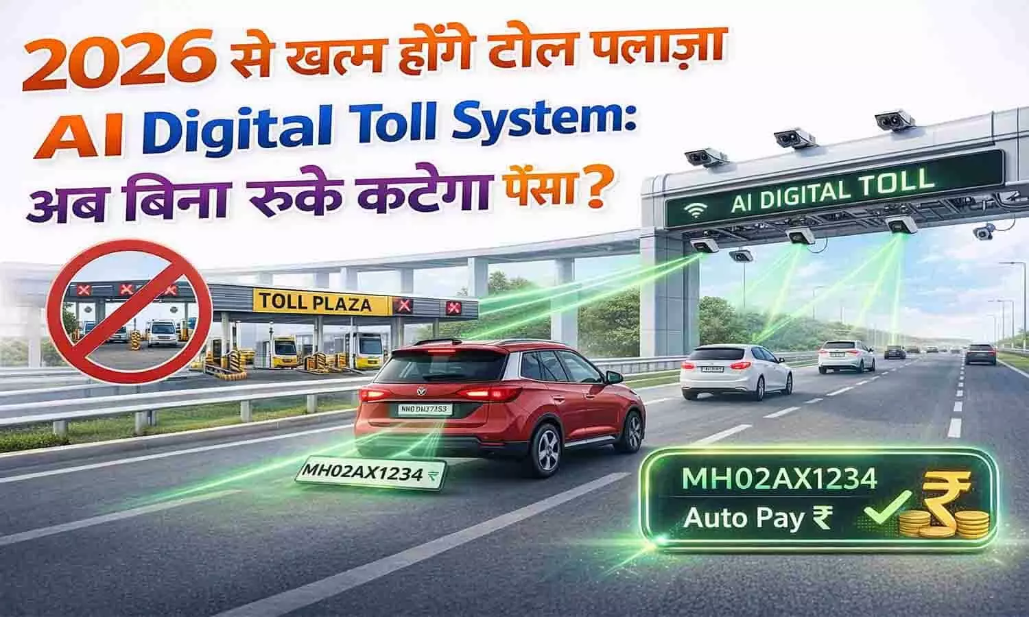 नितिन गडकरी का बड़ा ऐलान! 2026 के अंत तक नेशनल हाईवे से हट जाएंगे टोल बैरियर नितिन गडकरी का बड़ा ऐलान! 2026 के अंत तक नेशनल हाईवे से हट जाएंगे टोल बैरियर