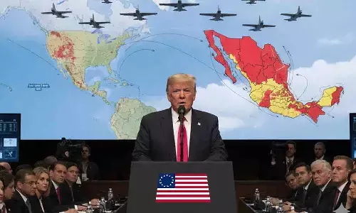 ट्रंप का मेक्सिको को गंभीर चेतावनी: “कार्टेल के खिलाफ जमीन पर हमले शुरू करेंगे” – अमेरिका और मेक्सिको के बीच तनाव बढ़ा