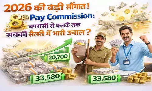 केंद्रीय कर्मचारियों की बल्ले-बल्ले! 8वें वेतन आयोग में 2.15 फिटमेंट फैक्टर के साथ सैलरी में 20-35% तक की बढ़ोतरी संभव
