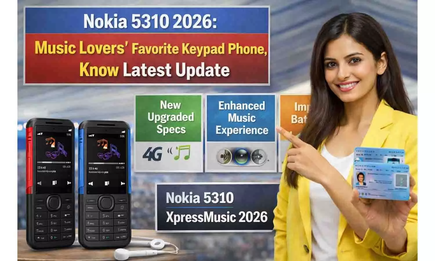 Nokia 5310 2026: Music Lovers का पसंदीदा Keypad Phone, जानिए Latest Update Nokia 5310 2026: Music Lovers का पसंदीदा Keypad Phone, जानिए Latest Update