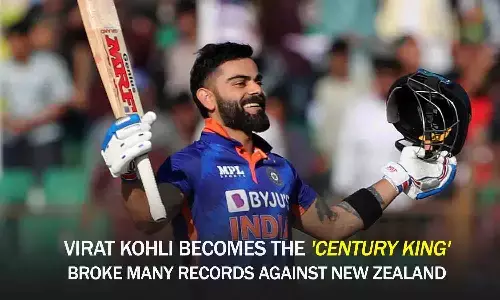 विराट कोहली ने रचा इतिहास: न्यूजीलैंड के खिलाफ तोड़ा सबसे ज्यादा शतकों का रिकॉर्ड, बना डाले कई वर्ल्ड रिकॉर्ड