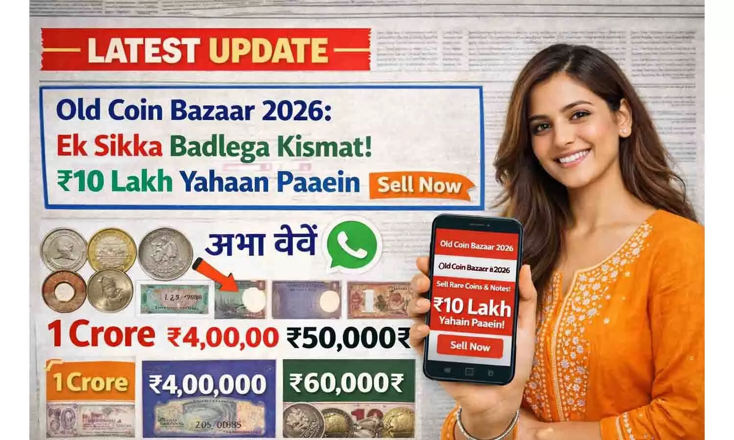 Old Coin Bazaar 2026: एक सिक्का बदलेगा किस्मत! ₹10 लाख यहाँ पाएं Sell Now Old Coin Bazaar 2026: एक सिक्का बदलेगा किस्मत! ₹10 लाख यहाँ पाएं Sell Now