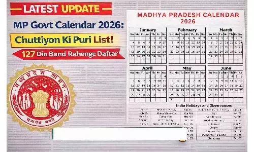 MP Govt Calendar 2026: छुट्टियों की पूरी लिस्ट! 127 दिन बंद रहेंगे दफ्तर