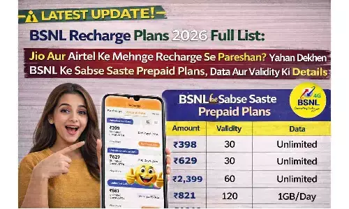BSNL Recharge Plans 2026 Full List: जियो और एयरटेल के महंगे रिचार्ज से परेशान? यहाँ देखें बीएसएनएल के सबसे सस्ते प्रीपेड प्लान, डाटा और वैधता की पूरी Details