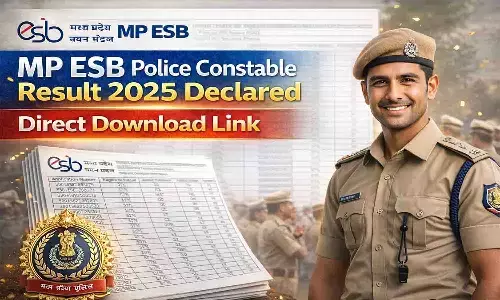 MP ESB Police Constable Result 2025 जारी: 59,438 उम्मीदवार पास, इस लिंक से करें डायरेक्ट डाउनलोड