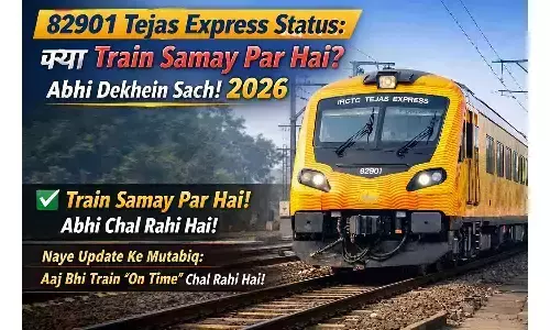 82901 Tejas Express Status: क्या ट्रेन समय पर है? अभी देखें सच! 2026