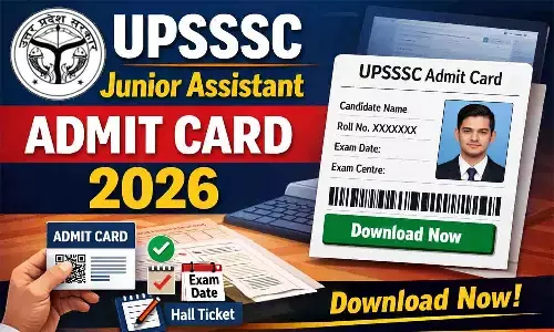UPSSSC Junior Assistant Admit Card 2026 जारी: upsssc.gov.in से ऐसे करें हॉल टिकट डाउनलोड UPSSSC Junior Assistant Admit Card 2026 जारी: upsssc.gov.in से ऐसे करें हॉल टिकट डाउनलोड