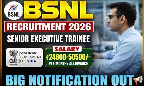 BSNL Recruitment 2026: खुशखबरी! 120 पदों पर सीधी भर्ती, अभी भरें फॉर्म