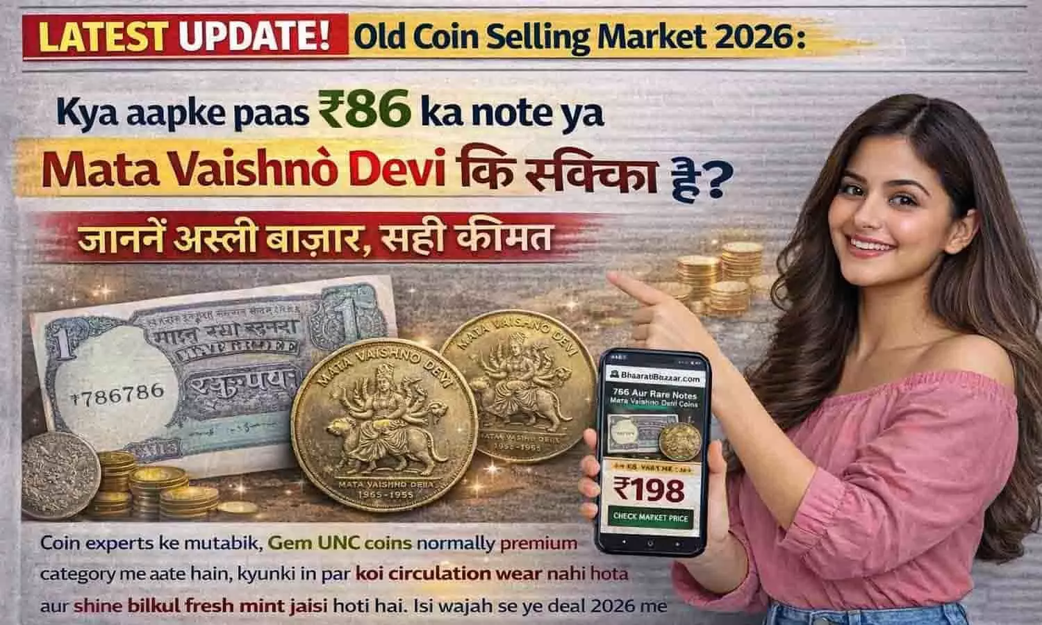 Old Coin Selling Market 2026: क्या आपके पास 786 का नोट या माता वैष्णो देवी का सिक्का है? जानें असली बाज़ार, सही क़ीमत