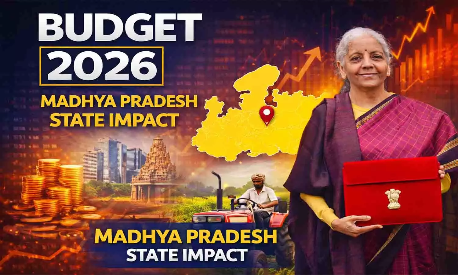 Budget 2026 MP Impact: केंद्रीय करों में कटौती से मप्र को झटका, लेकिन इंफ्रास्ट्रक्चर से मिल सकती है भरपाई