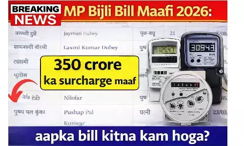 MP Bijli Bill Maafi 2026: 350 करोड़ का सरचार्ज माफ, आपका बिल कितना कम होगा?