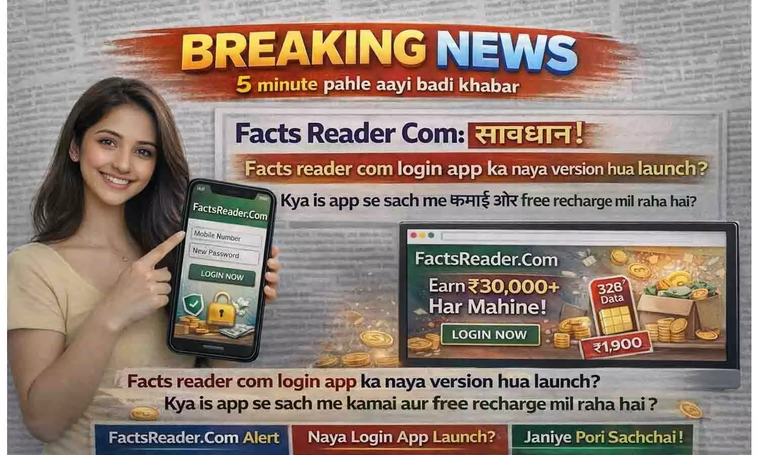 Facts Reader Com: सावधान! Facts reader com login app का नया वर्जन हुआ लॉन्च? क्या इस ऐप से सच में कमाई और फ्री रिचार्ज मिल रहा है? Facts Reader Com: सावधान! Facts reader com login app का नया वर्जन हुआ लॉन्च? क्या इस ऐप से सच में कमाई और फ्री रिचार्ज मिल रहा है?