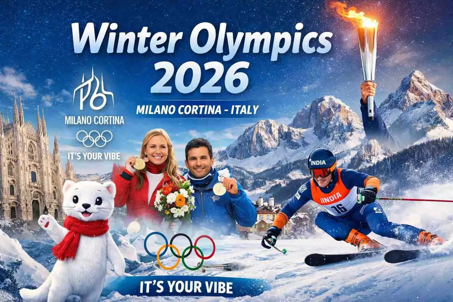 2026 Winter Olympics: Host Country, Dates, Motto and India’s Participation 2026 Winter Olympics: Host Country, Dates, Motto and India’s Participation