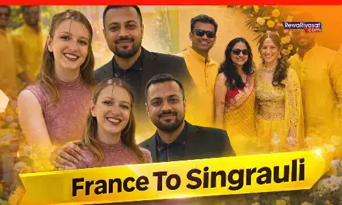 सात समंदर पार से सिंगरौली आई फ्रांस की दुल्हन, हिंदू रीति-रिवाज से संदीप संग लिए सात फेरे; 25 मेहमान भी आए