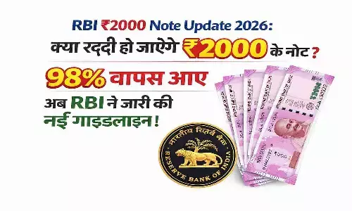 ₹2000 के नोटों को लेकर RBI का बड़ा खुलासा! 5,600 करोड़ अभी भी बाजार में ₹2000 के नोटों को लेकर RBI का बड़ा खुलासा! 5,600 करोड़ अभी भी बाजार में