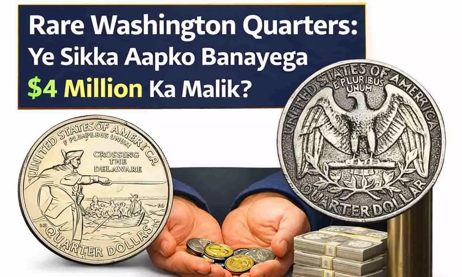 Rare Washington Quarters: ये सिक्का आपको बनाएगा $4 Million का मालिक? Rare Washington Quarters: ये सिक्का आपको बनाएगा $4 Million का मालिक?