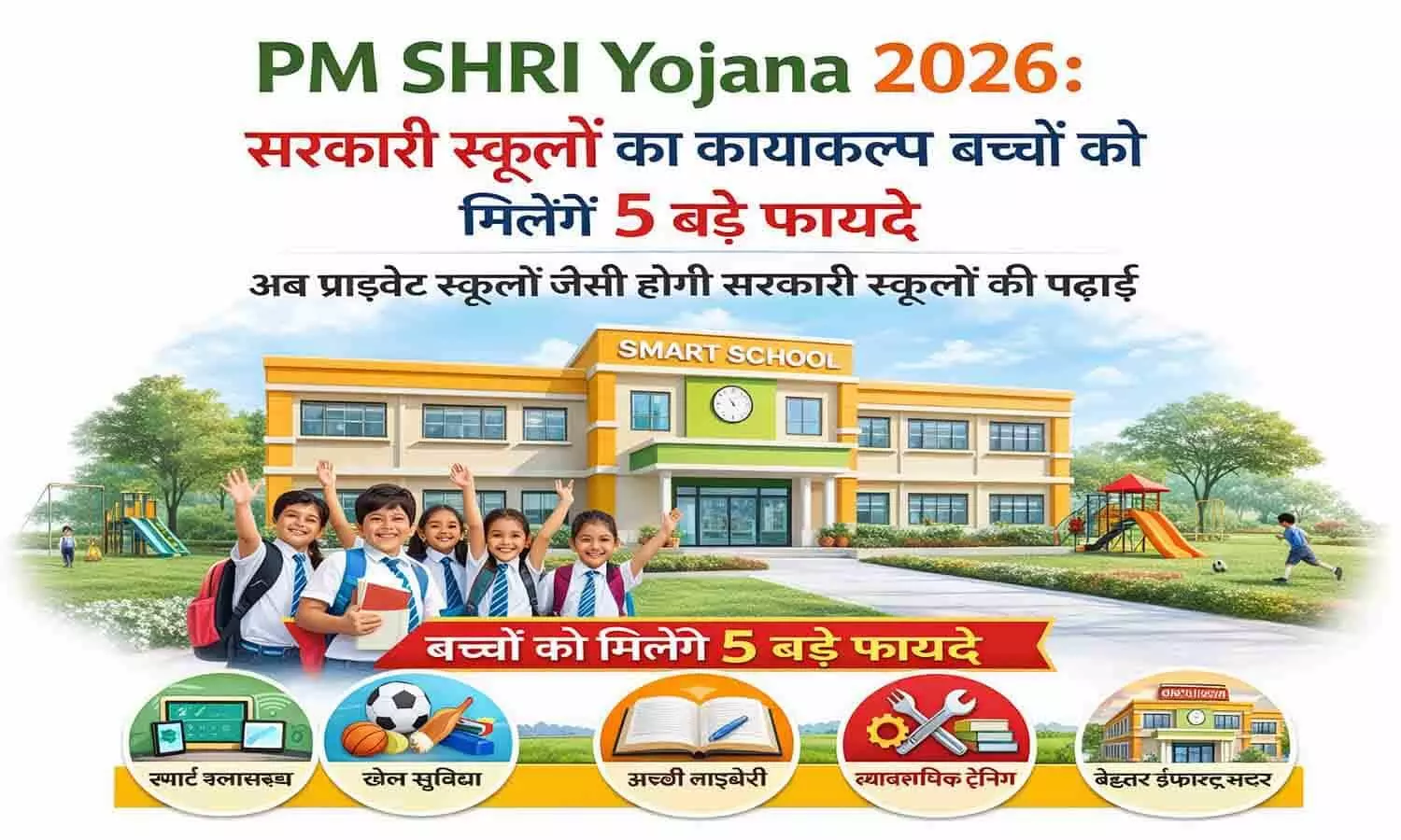 योजना के तहत देशभर के 14,500 स्कूल बनेंगे हाई-टेक योजना के तहत देशभर के 14,500 स्कूल बनेंगे हाई-टेक