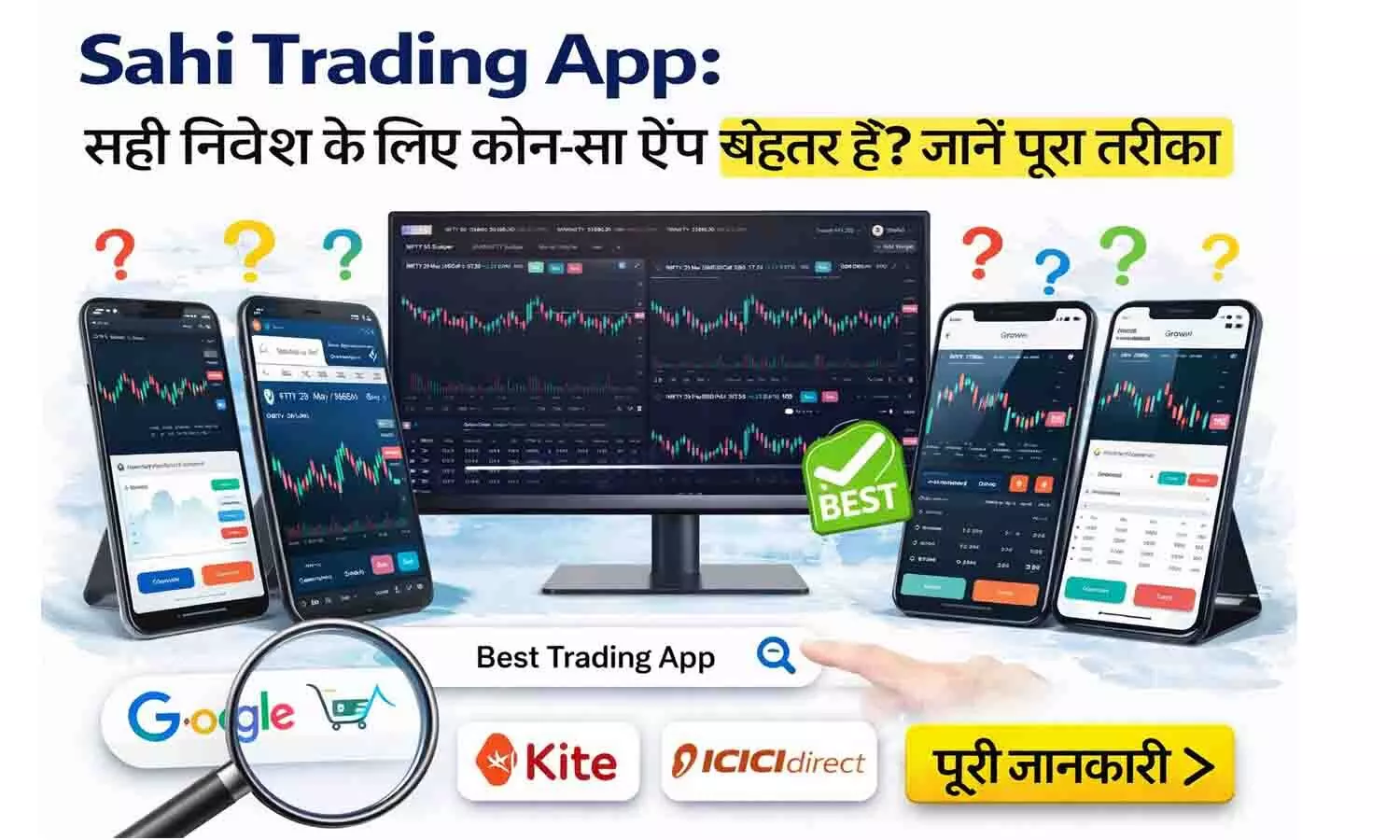 Sahi Trading App: सही निवेश के लिए कौन-सा ऐप बेहतर है? जानें पूरा तरीका Sahi Trading App: सही निवेश के लिए कौन-सा ऐप बेहतर है? जानें पूरा तरीका