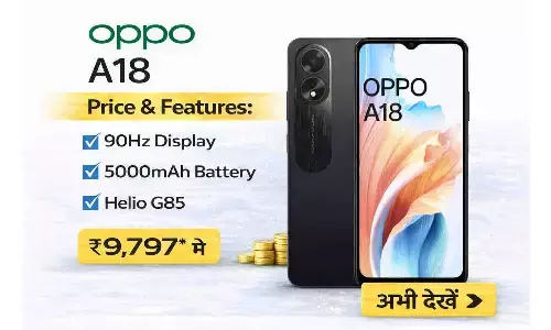 OPPO A18 Price & Features: ₹9,797 में 90Hz Display, 5000mAh Battery और Helio G85