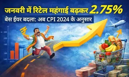 जनवरी में रिटेल महंगाई 2.75% पर पहुंची, नया CPI बेस ईयर 2024 लागू