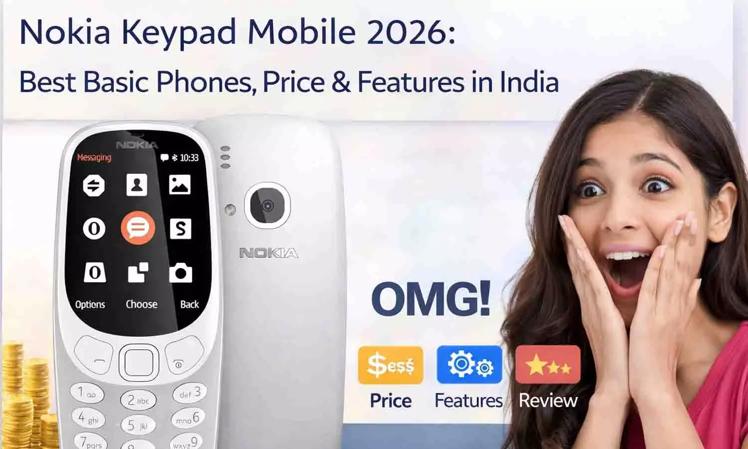 Nokia Keypad Mobile 2026: Best Basic Phones, Price & Features in India Nokia Keypad Mobile 2026: Best Basic Phones, Price & Features in India