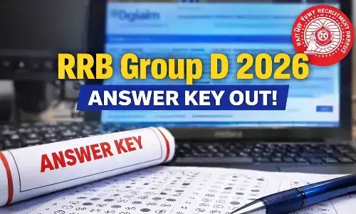 RRB Group D 2026 Answer Key OUT: Response Sheet और Question Paper जारी, 23 फरवरी तक Objection at rrb.digialm.com RRB Group D 2026 Answer Key OUT: Response Sheet और Question Paper जारी, 23 फरवरी तक Objection at rrb.digialm.com