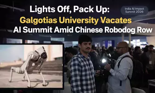Galgotias University AI Summit Exit Sparks Debate on Transparency in Tech Showcases Galgotias University AI Summit Exit Sparks Debate on Transparency in Tech Showcases