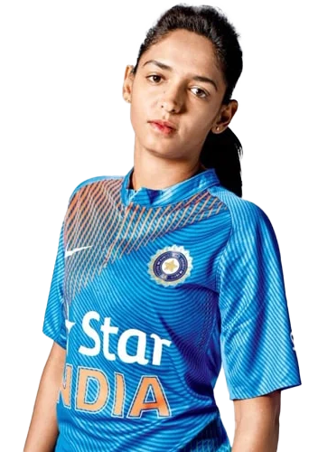 Harmanpreet Kaur Indian Cricket Captain PNG