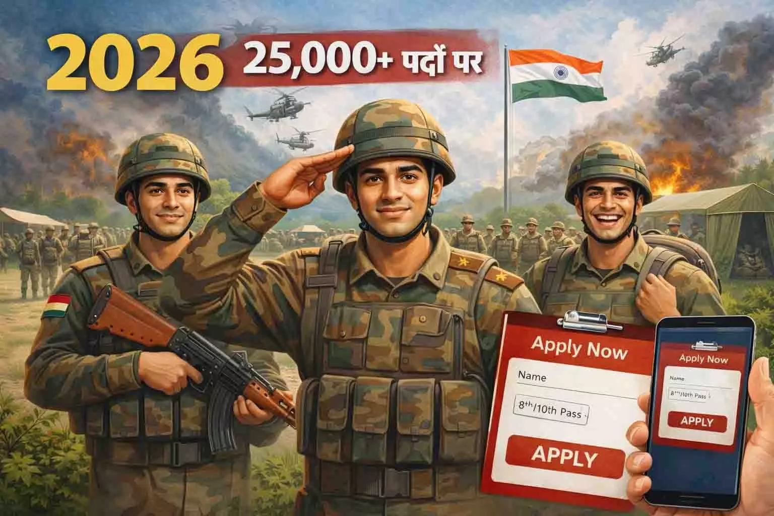 सेना में भर्ती होने का सुनहरा सपना! अग्निवीर भर्ती 2026 के लिए आवेदन शुरू सेना में भर्ती होने का सुनहरा सपना! अग्निवीर भर्ती 2026 के लिए आवेदन शुरू