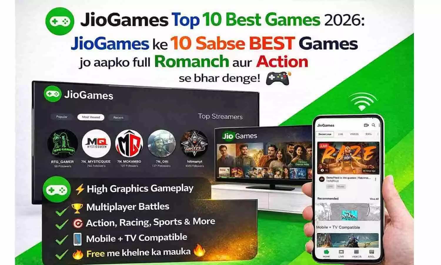 JioGames App Top 10 Best Games: जियो गेम्स के 10 सबसे बेहतरीन खेल जो आपको रोमांच से भर देंगे JioGames App Top 10 Best Games: जियो गेम्स के 10 सबसे बेहतरीन खेल जो आपको रोमांच से भर देंगे