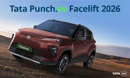 Tata Punch EV Facelift 2026 लॉन्च: 468KM रेंज और 6.49 लाख की BaaS कीमत से EV बाजार में हलचल Tata Punch EV Facelift 2026 लॉन्च: 468KM रेंज और 6.49 लाख की BaaS कीमत से EV बाजार में हलचल