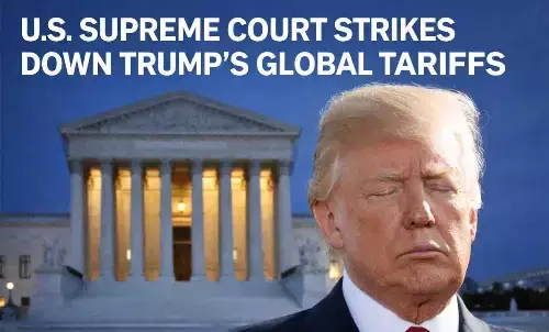 US Supreme Court Strikes Down Trump Global Tariff, Trump calls judges a disgrace to the country; announces 10% global tariffs worldwide