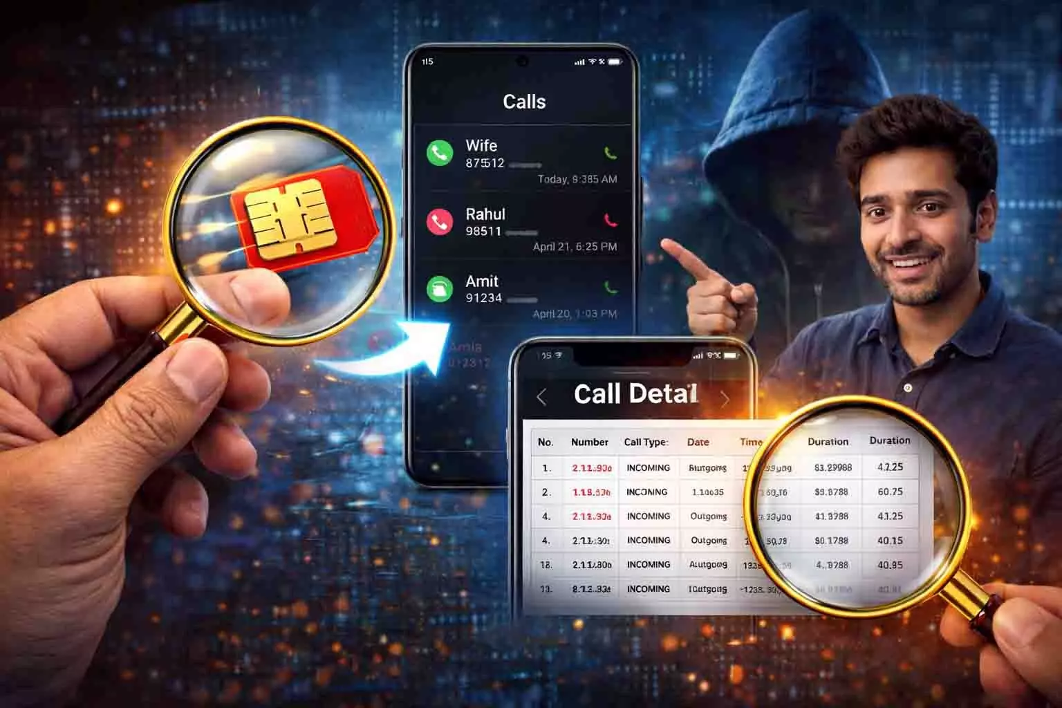 एयरटेल, जियो या वीआई! किसी भी नंबर की कॉल और मैसेज हिस्ट्री एयरटेल, जियो या वीआई! किसी भी नंबर की कॉल और मैसेज हिस्ट्री