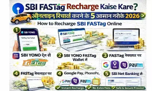 SBI FASTag Recharge Kaise Kare? ऑनलाइन रिचार्ज करने के 5 आसान तरीके 2026 | How to Recharge SBI FASTag Online SBI FASTag Recharge Kaise Kare? ऑनलाइन रिचार्ज करने के 5 आसान तरीके 2026 | How to Recharge SBI FASTag Online