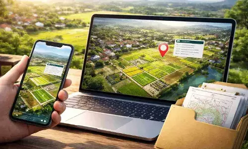 2026 भू-नक्शा New Update: घर बैठे देखें 3D मैप और अपनी जमीन की खसरा विवरण तुरंत निकालें।